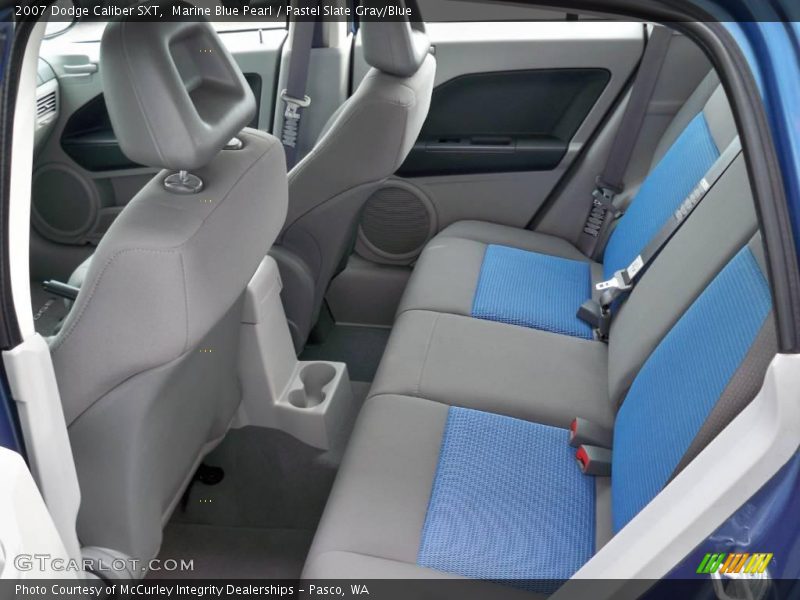 Marine Blue Pearl / Pastel Slate Gray/Blue 2007 Dodge Caliber SXT
