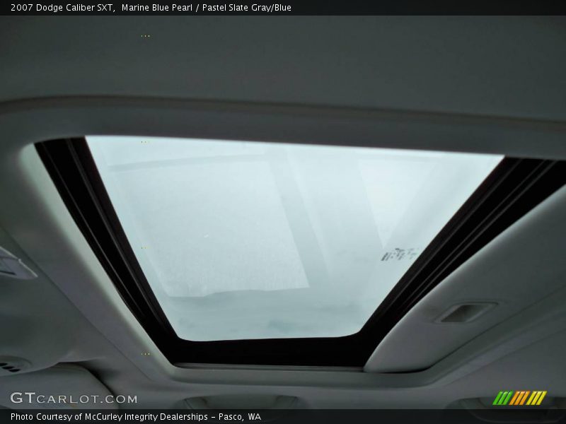 Marine Blue Pearl / Pastel Slate Gray/Blue 2007 Dodge Caliber SXT