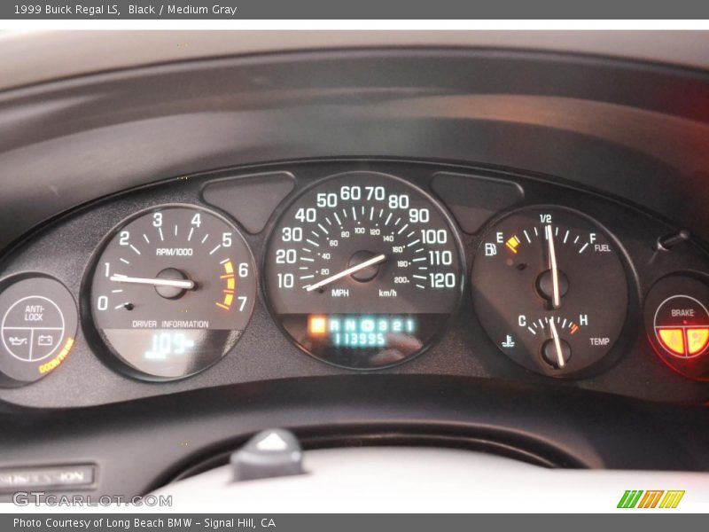 Black / Medium Gray 1999 Buick Regal LS