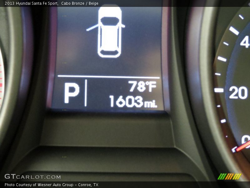 Cabo Bronze / Beige 2013 Hyundai Santa Fe Sport