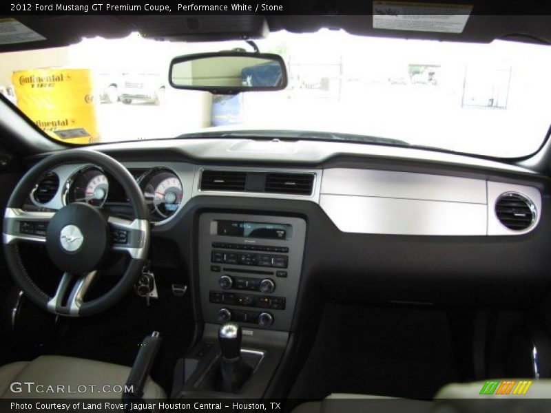 Performance White / Stone 2012 Ford Mustang GT Premium Coupe