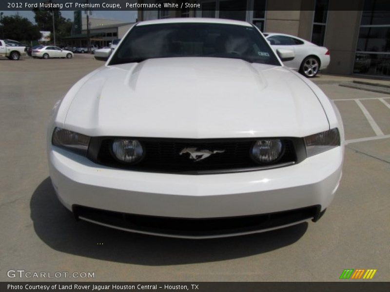 Performance White / Stone 2012 Ford Mustang GT Premium Coupe