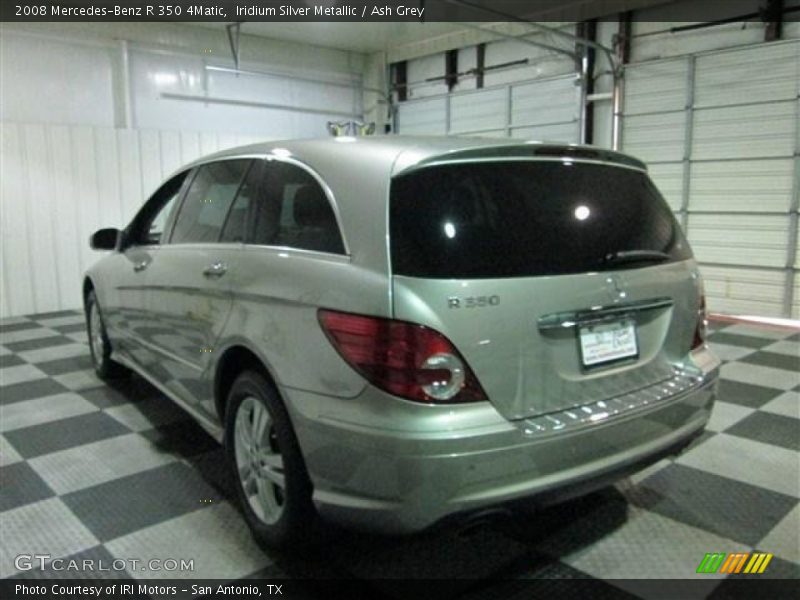 Iridium Silver Metallic / Ash Grey 2008 Mercedes-Benz R 350 4Matic