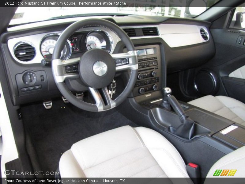 Performance White / Stone 2012 Ford Mustang GT Premium Coupe
