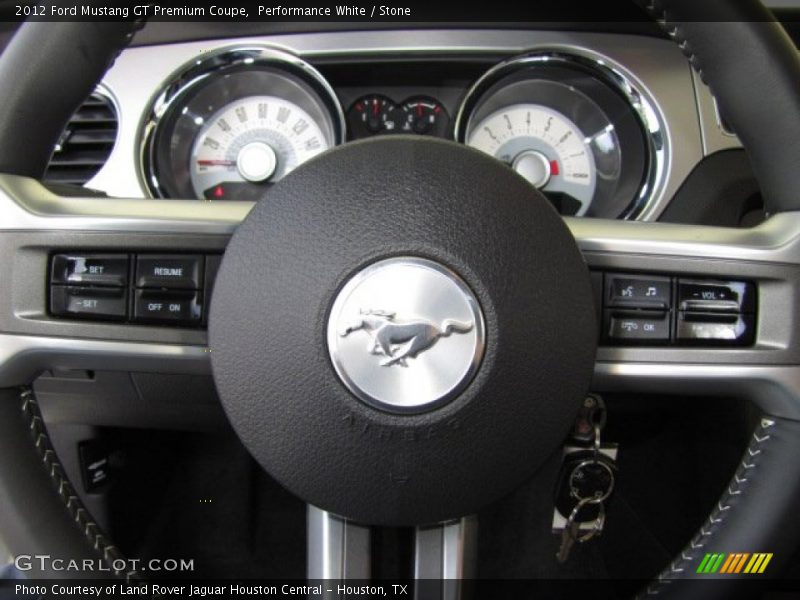 Performance White / Stone 2012 Ford Mustang GT Premium Coupe