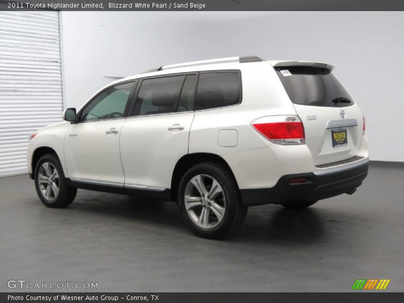 Blizzard White Pearl / Sand Beige 2011 Toyota Highlander Limited