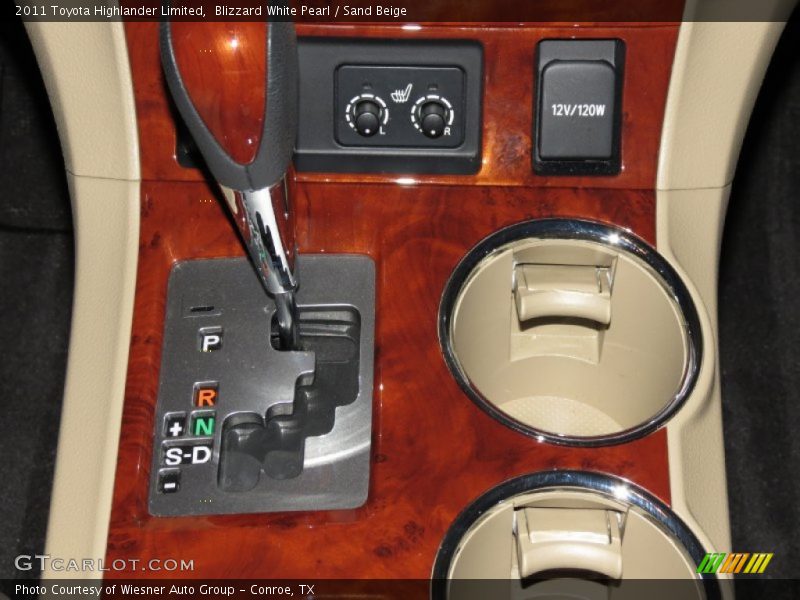 Blizzard White Pearl / Sand Beige 2011 Toyota Highlander Limited