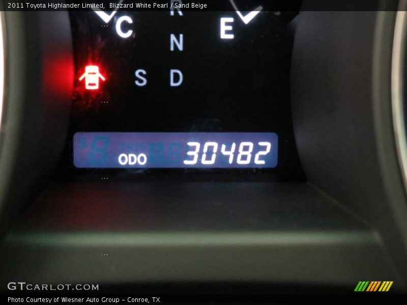Blizzard White Pearl / Sand Beige 2011 Toyota Highlander Limited