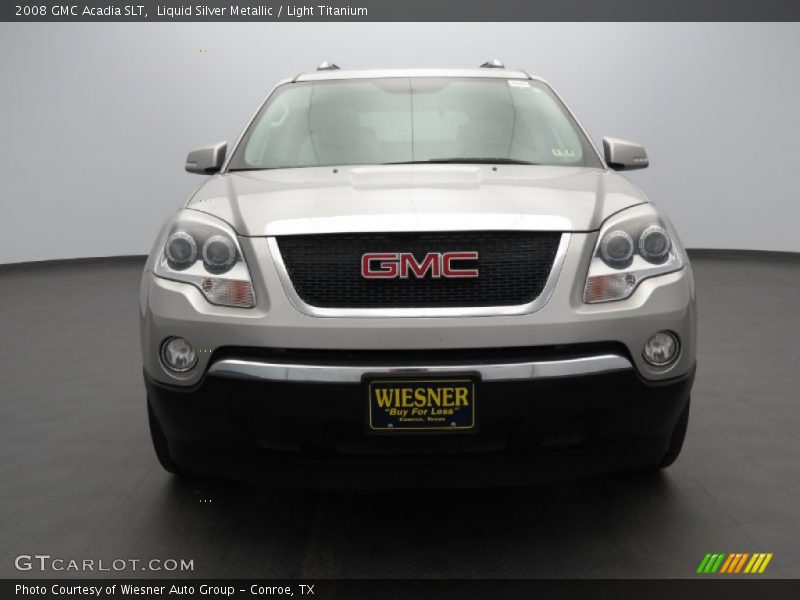 Liquid Silver Metallic / Light Titanium 2008 GMC Acadia SLT