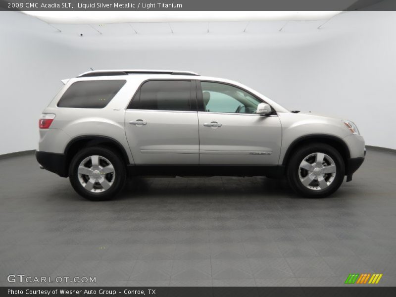 Liquid Silver Metallic / Light Titanium 2008 GMC Acadia SLT