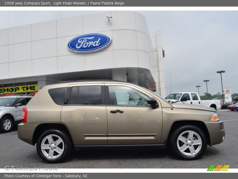 Light Khaki Metallic / Pastel Pebble Beige 2008 Jeep Compass Sport