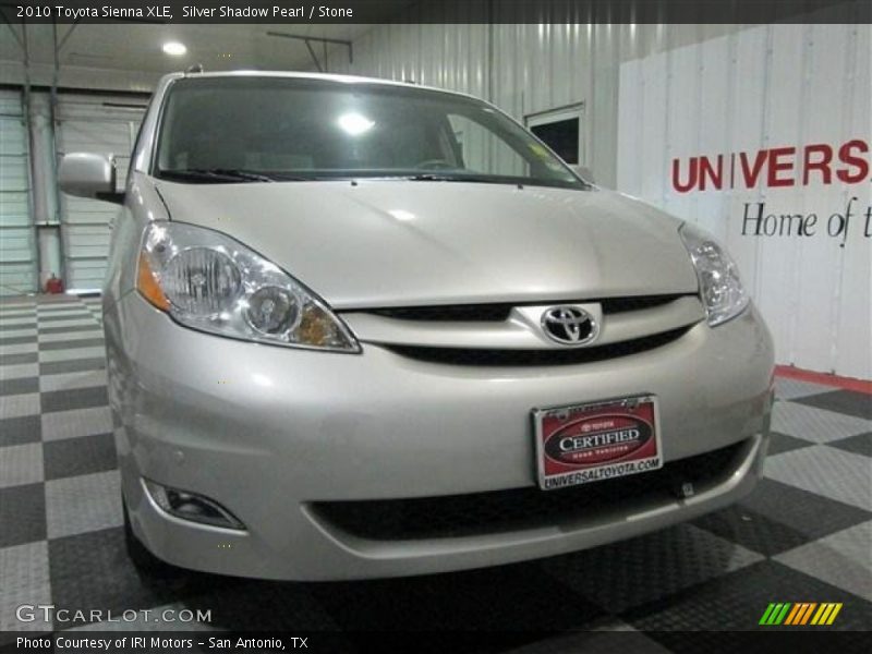 Silver Shadow Pearl / Stone 2010 Toyota Sienna XLE