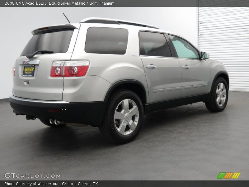 Liquid Silver Metallic / Light Titanium 2008 GMC Acadia SLT