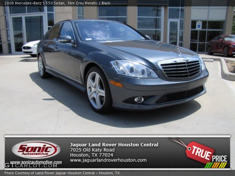 Flint Grey Metallic / Black 2008 Mercedes-Benz S 550 Sedan