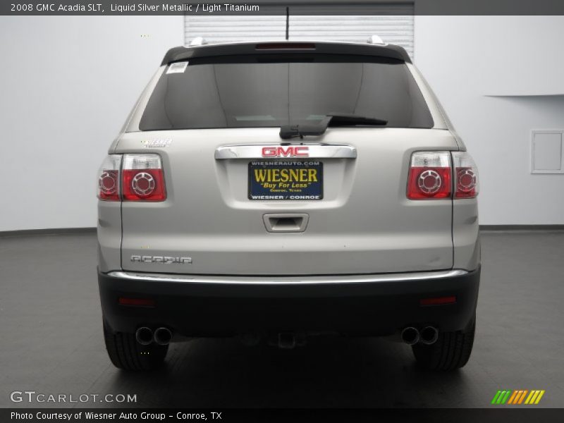 Liquid Silver Metallic / Light Titanium 2008 GMC Acadia SLT