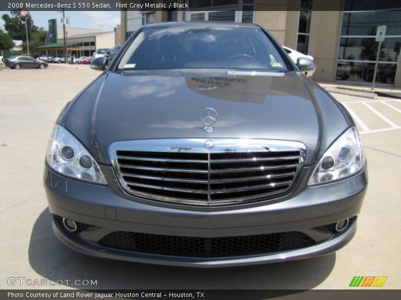 Flint Grey Metallic / Black 2008 Mercedes-Benz S 550 Sedan