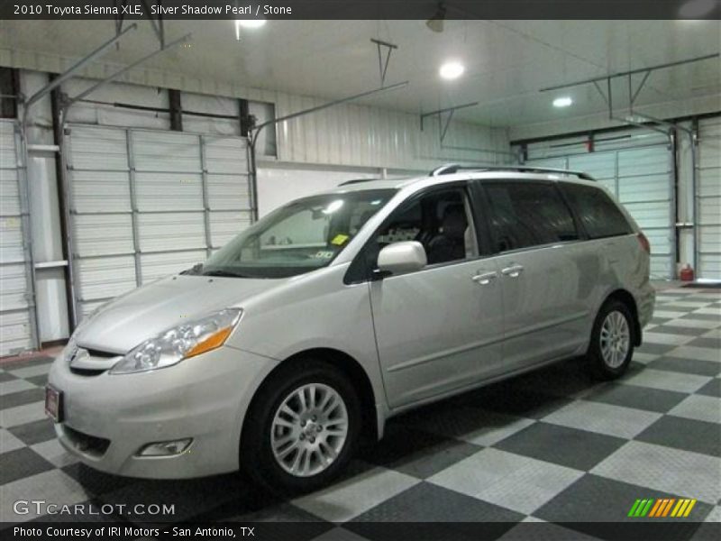 Silver Shadow Pearl / Stone 2010 Toyota Sienna XLE