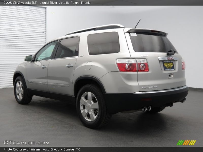 Liquid Silver Metallic / Light Titanium 2008 GMC Acadia SLT