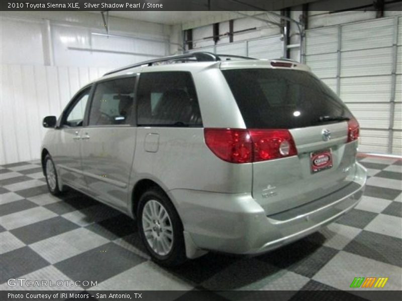 Silver Shadow Pearl / Stone 2010 Toyota Sienna XLE