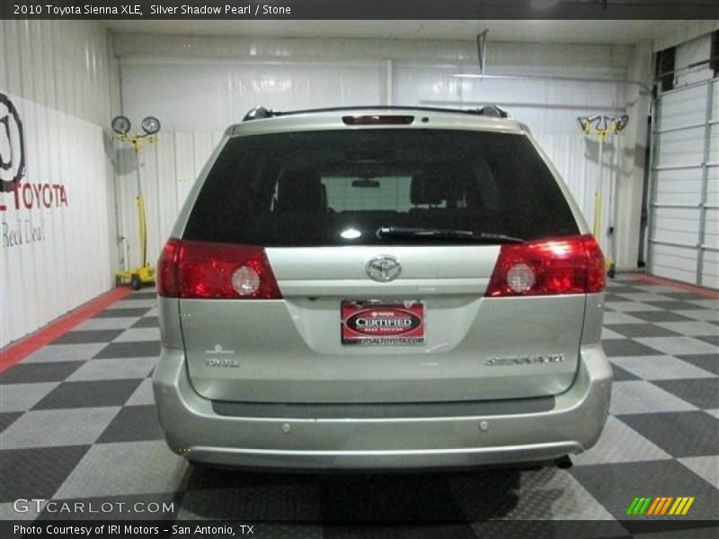 Silver Shadow Pearl / Stone 2010 Toyota Sienna XLE