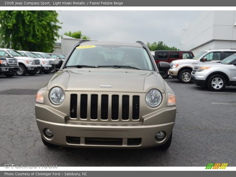 Light Khaki Metallic / Pastel Pebble Beige 2008 Jeep Compass Sport