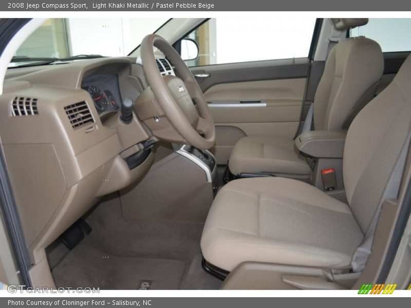 Light Khaki Metallic / Pastel Pebble Beige 2008 Jeep Compass Sport