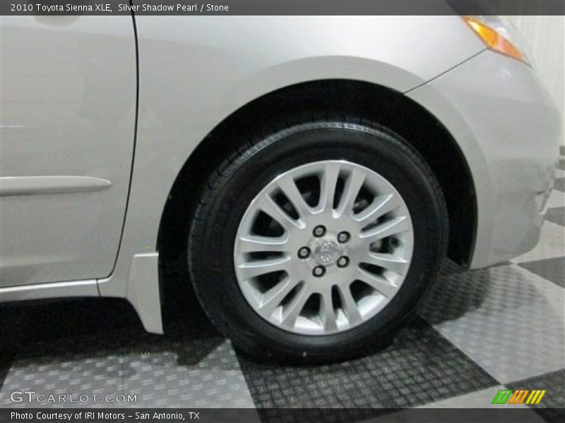 Silver Shadow Pearl / Stone 2010 Toyota Sienna XLE