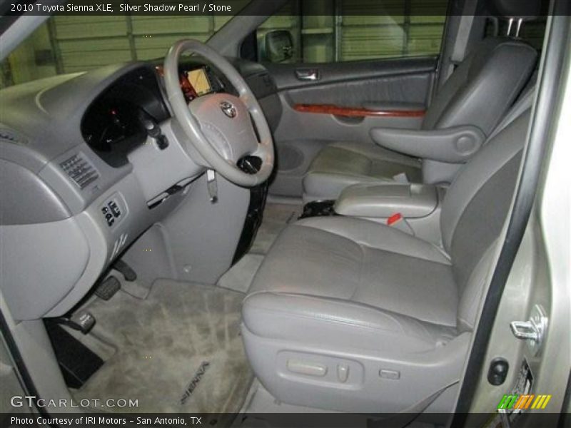 Silver Shadow Pearl / Stone 2010 Toyota Sienna XLE