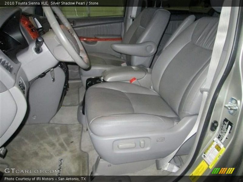 Silver Shadow Pearl / Stone 2010 Toyota Sienna XLE