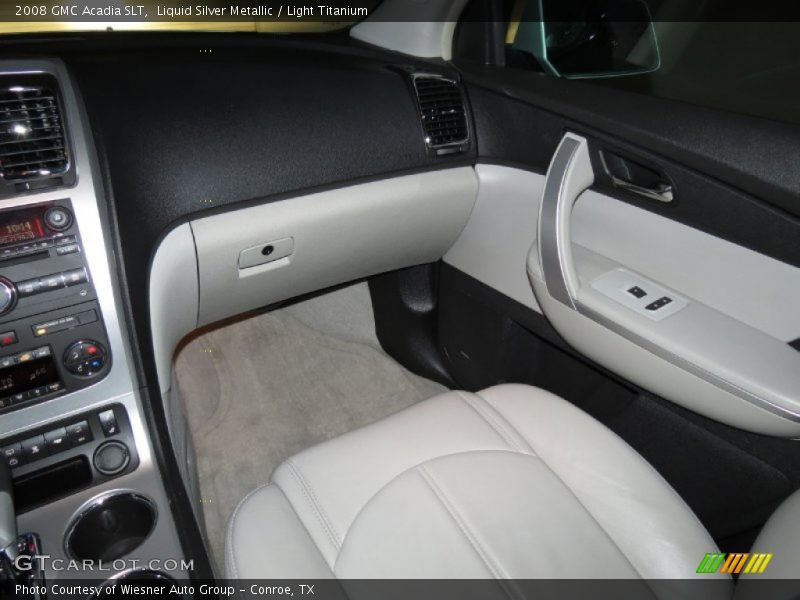 Liquid Silver Metallic / Light Titanium 2008 GMC Acadia SLT