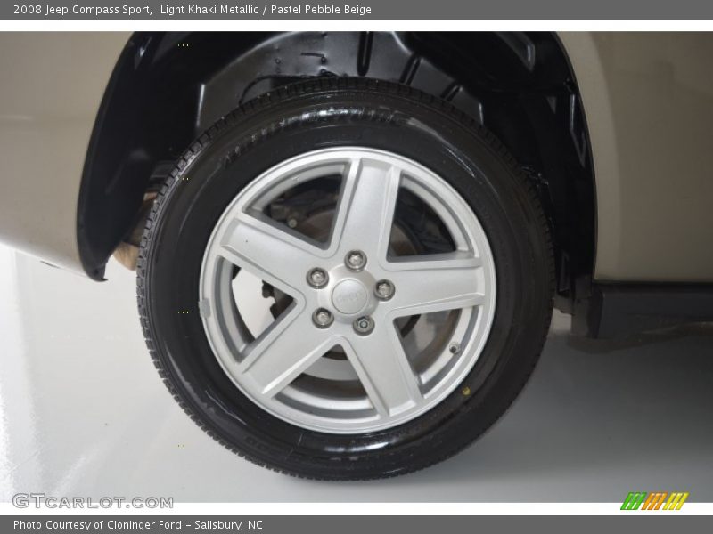 Light Khaki Metallic / Pastel Pebble Beige 2008 Jeep Compass Sport
