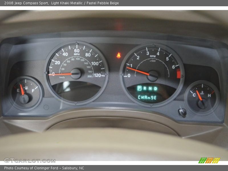 Light Khaki Metallic / Pastel Pebble Beige 2008 Jeep Compass Sport
