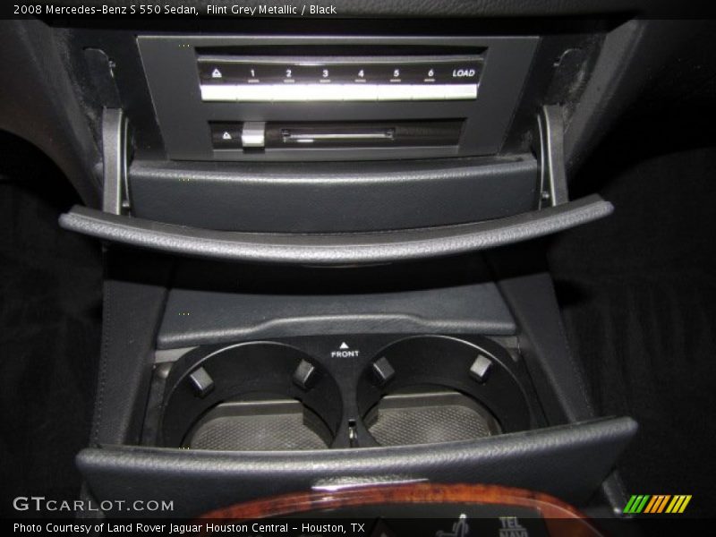 Flint Grey Metallic / Black 2008 Mercedes-Benz S 550 Sedan