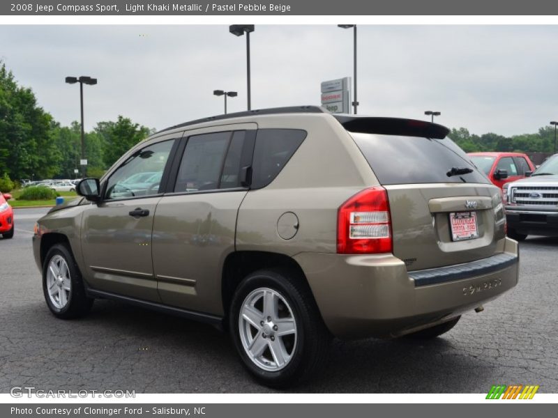 Light Khaki Metallic / Pastel Pebble Beige 2008 Jeep Compass Sport