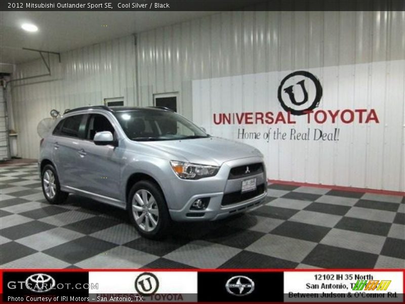 Cool Silver / Black 2012 Mitsubishi Outlander Sport SE