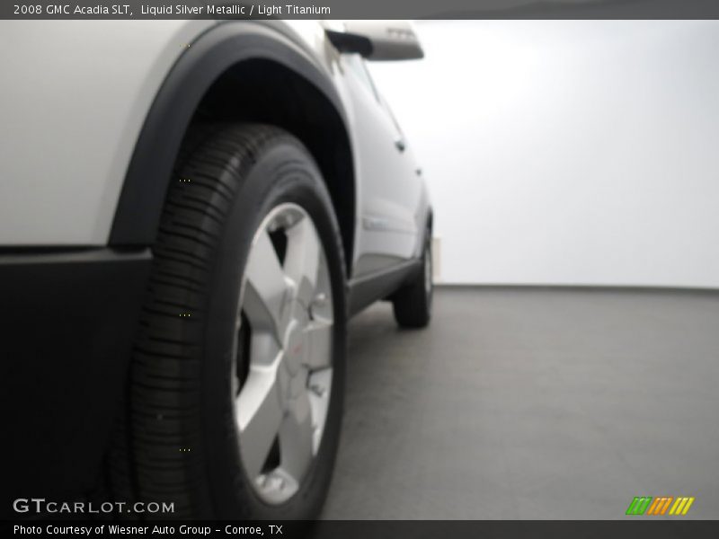 Liquid Silver Metallic / Light Titanium 2008 GMC Acadia SLT
