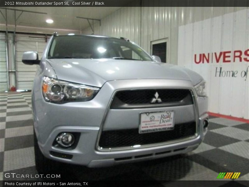 Cool Silver / Black 2012 Mitsubishi Outlander Sport SE