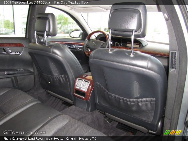 Flint Grey Metallic / Black 2008 Mercedes-Benz S 550 Sedan