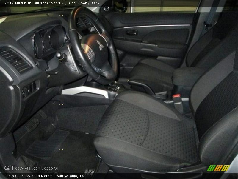 Cool Silver / Black 2012 Mitsubishi Outlander Sport SE