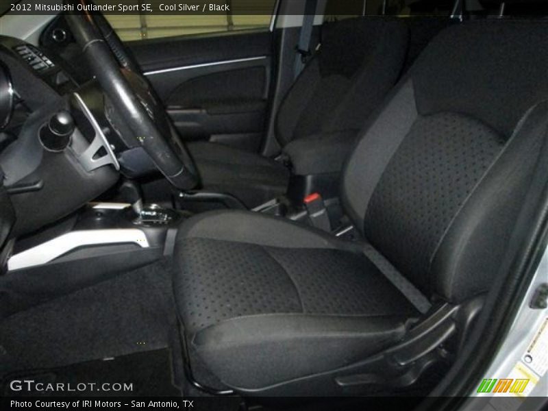 Cool Silver / Black 2012 Mitsubishi Outlander Sport SE