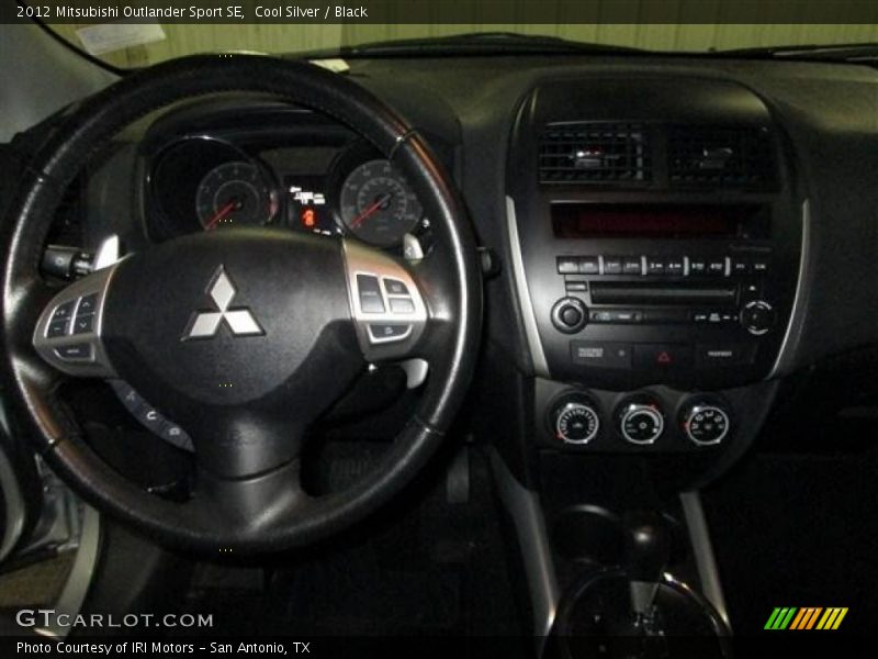 Cool Silver / Black 2012 Mitsubishi Outlander Sport SE