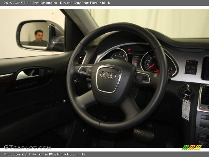 Daytona Gray Pearl Effect / Black 2010 Audi Q7 4.2 Prestige quattro