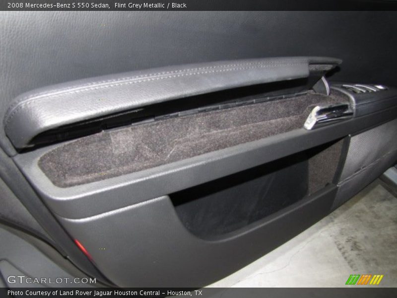 Flint Grey Metallic / Black 2008 Mercedes-Benz S 550 Sedan