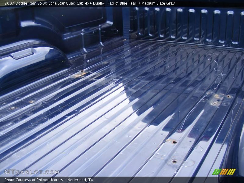Patriot Blue Pearl / Medium Slate Gray 2007 Dodge Ram 3500 Lone Star Quad Cab 4x4 Dually