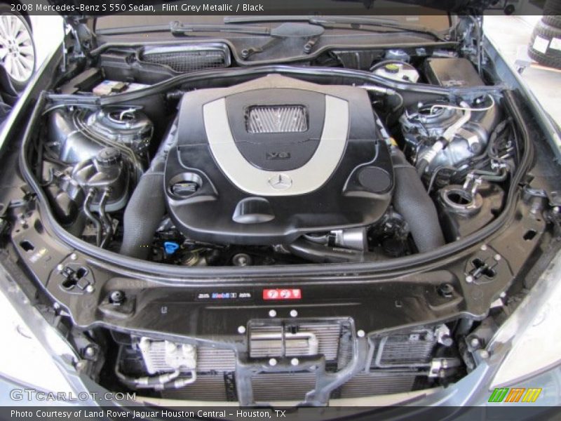 Flint Grey Metallic / Black 2008 Mercedes-Benz S 550 Sedan