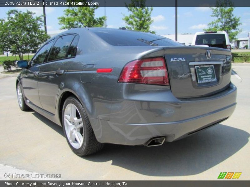 Polished Metal Metallic / Ebony 2008 Acura TL 3.2