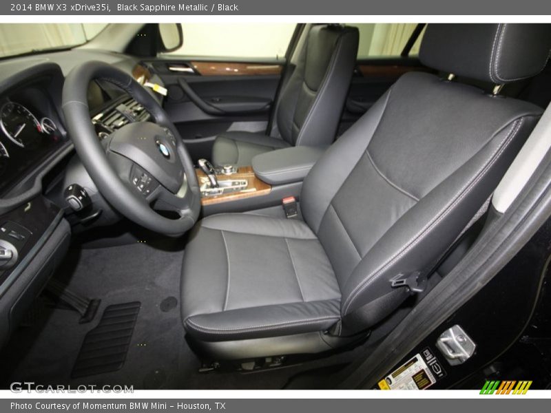  2014 X3 xDrive35i Black Interior