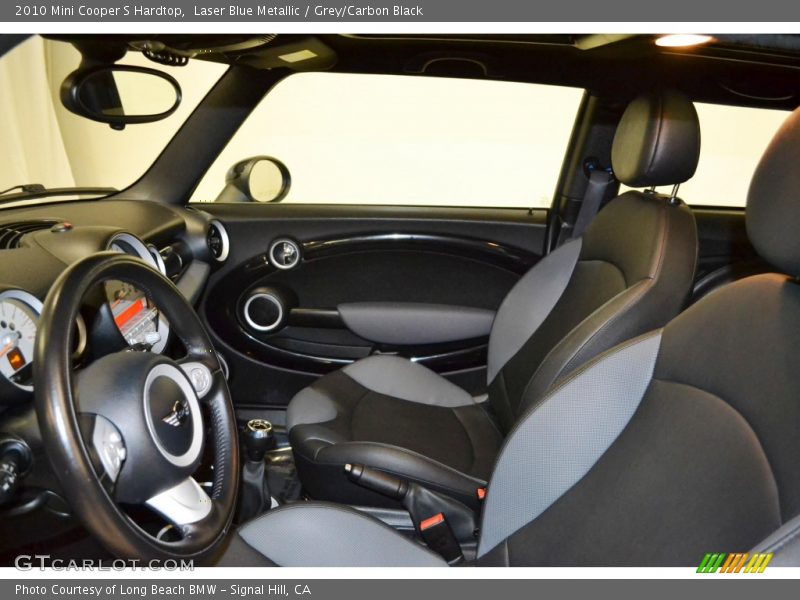 Laser Blue Metallic / Grey/Carbon Black 2010 Mini Cooper S Hardtop