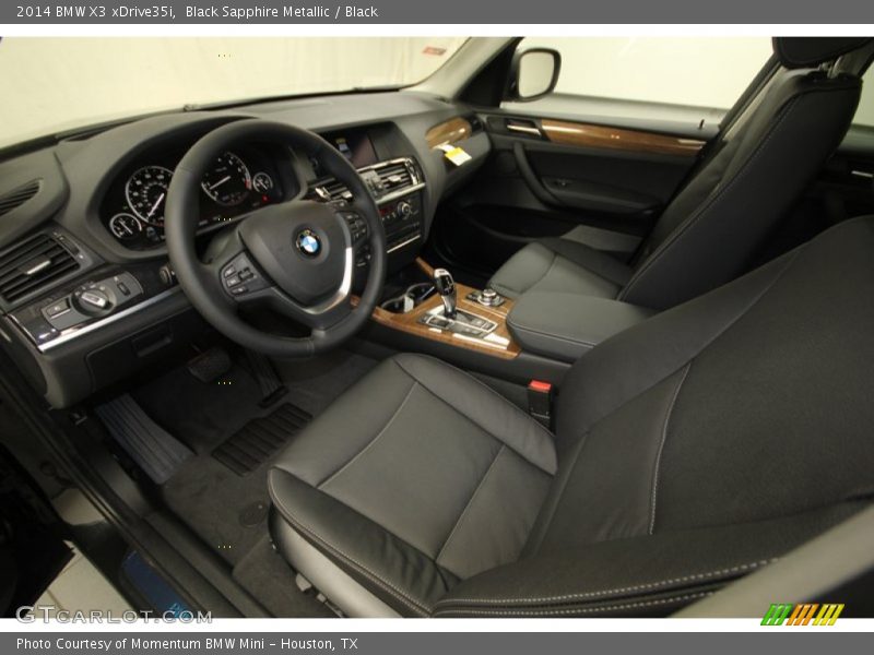 Front Seat of 2014 X3 xDrive35i