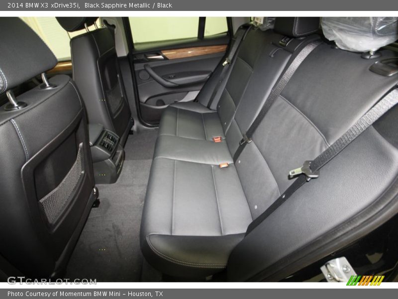 Rear Seat of 2014 X3 xDrive35i